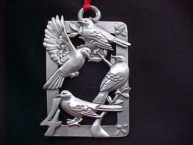 Pewter Christmas Tree Ornaments 2021