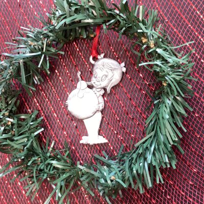 Cindy Lou Whoo Pewter Ornament
