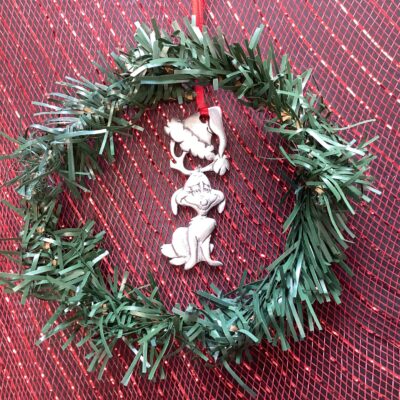 Max the Dog Pewter Ornament