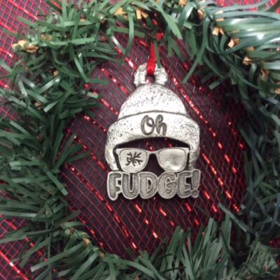 Ralphie's "OH FUDGE...You'll Shoot Your Eye Out" pewter ornament