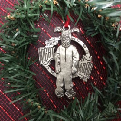 Ralphie Pink Bunny Suit Pewter Ornament